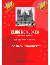 Kling No Klokka SATB choral sheet music cover